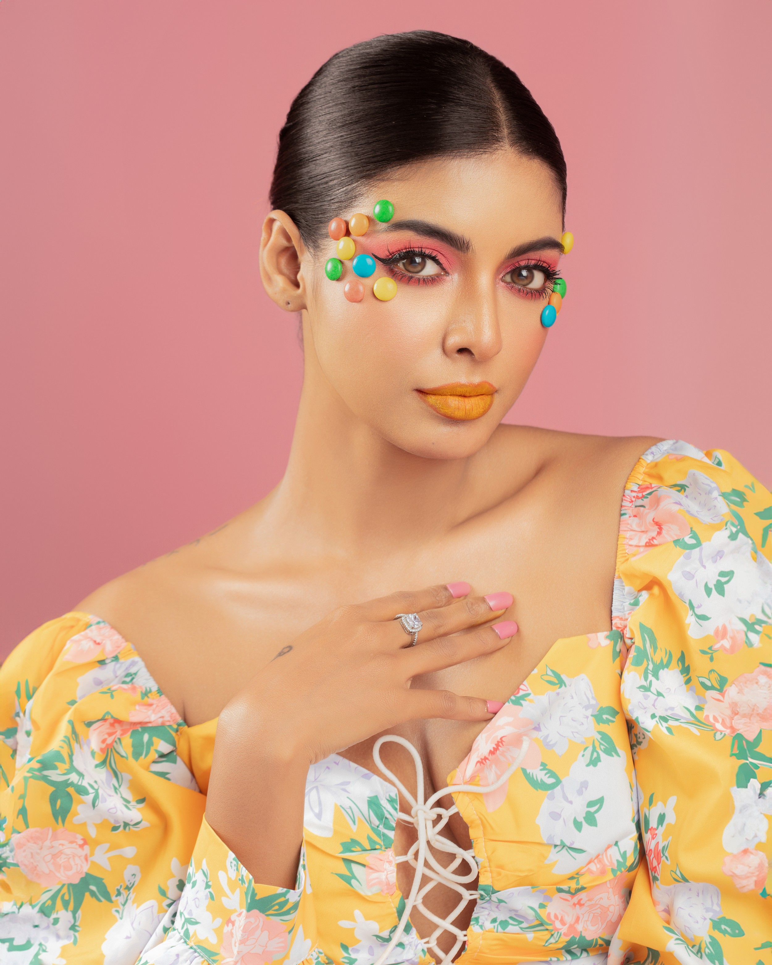 Why settle for beige? Embrace the rainbow in your wardrobe and makeup 
