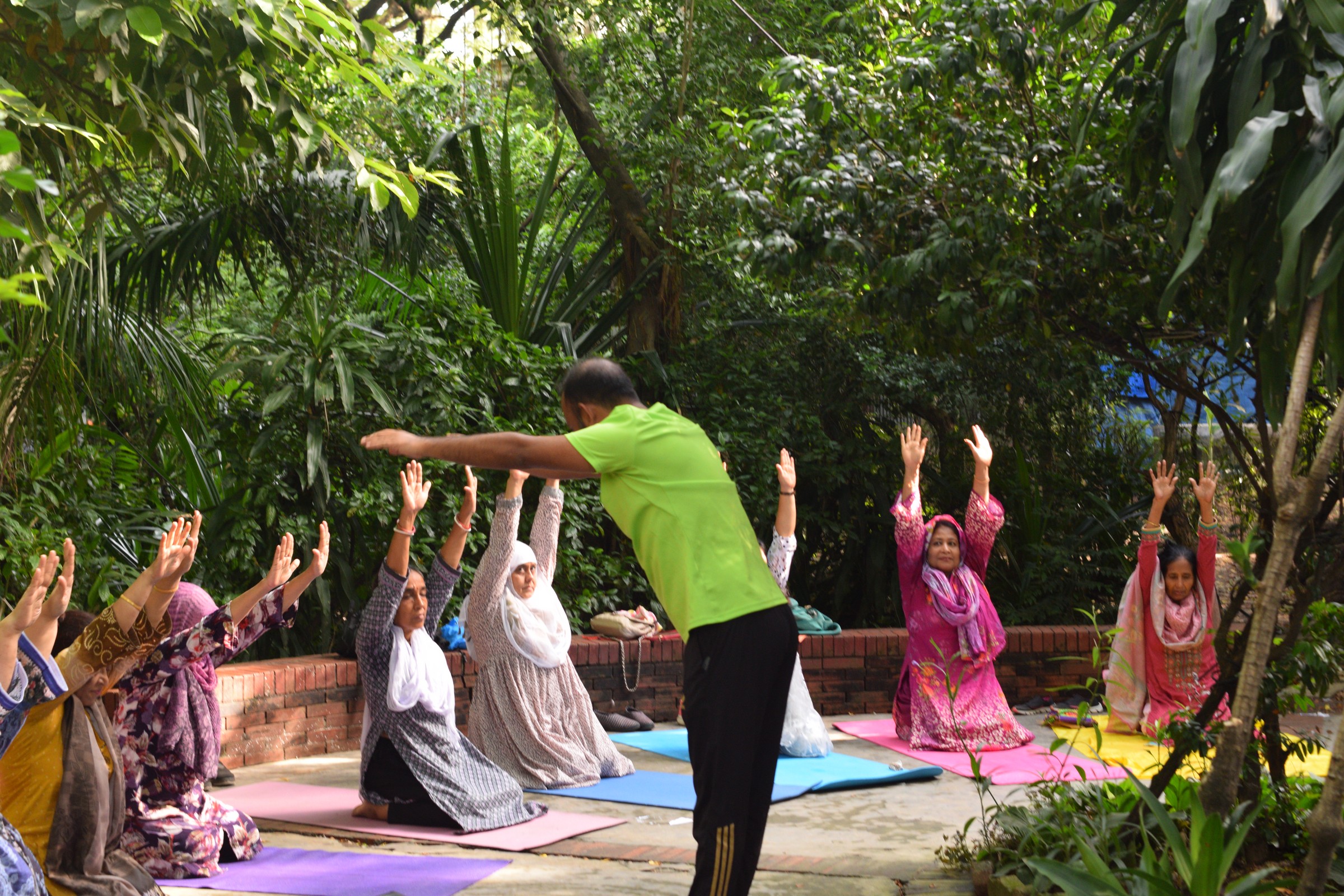 Free classes, no flexibility required! A banker’s unlikely yoga mission 