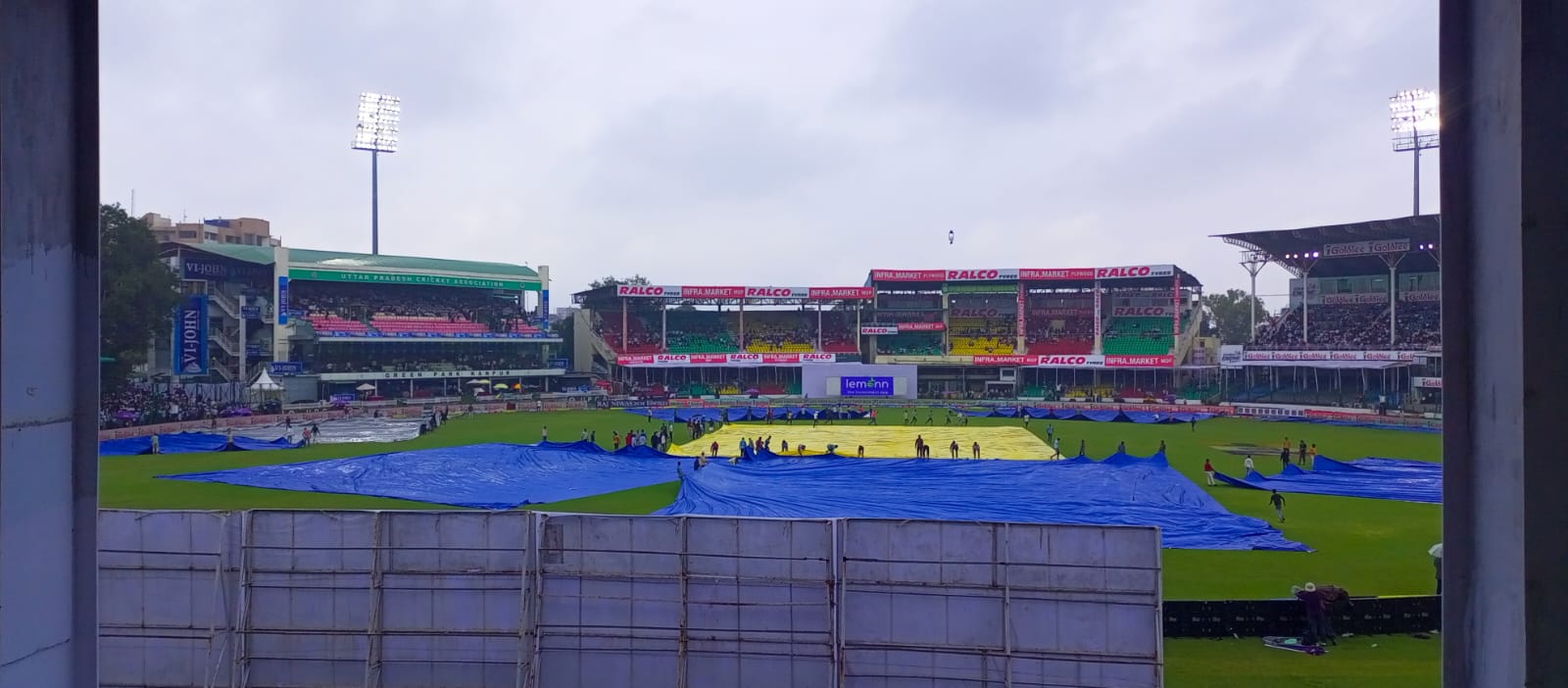 Tigers reach 107-3 as first day cut short due to rain 
