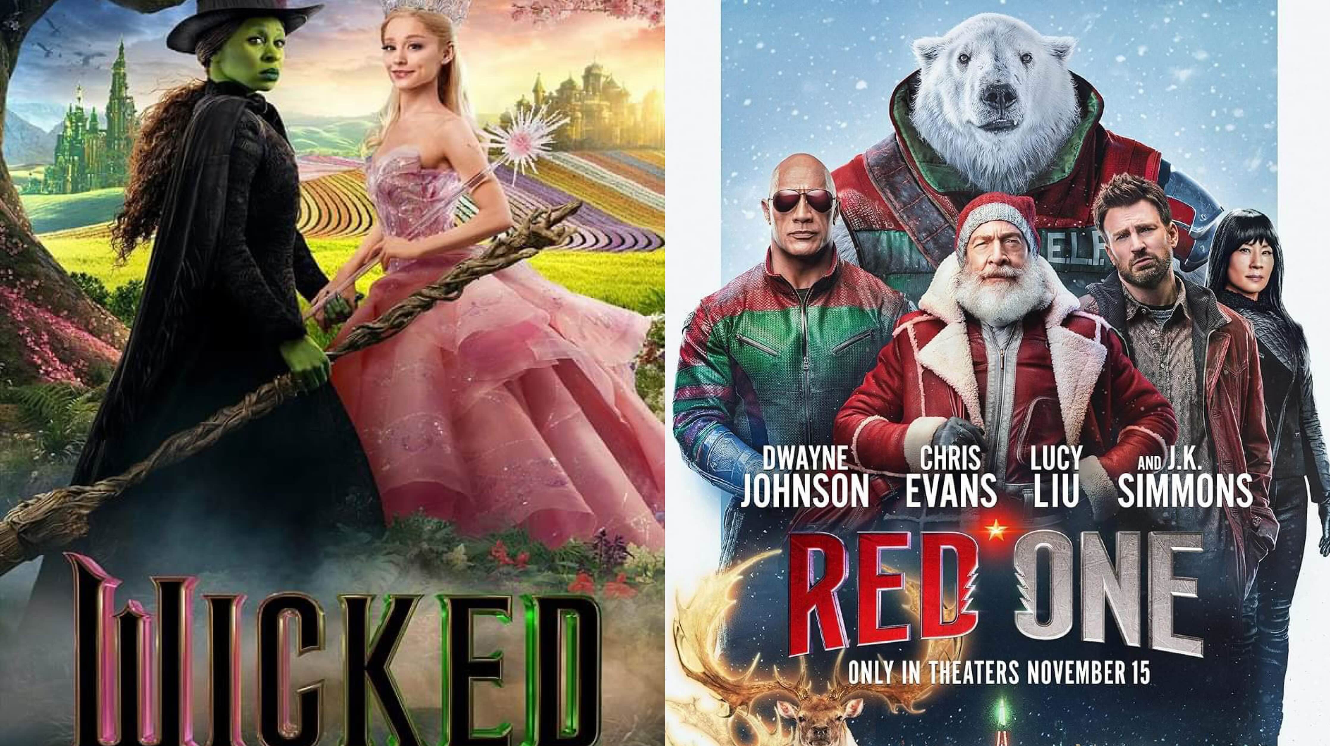 ‘Wicked’ and ‘Red One’ hit local theatres today