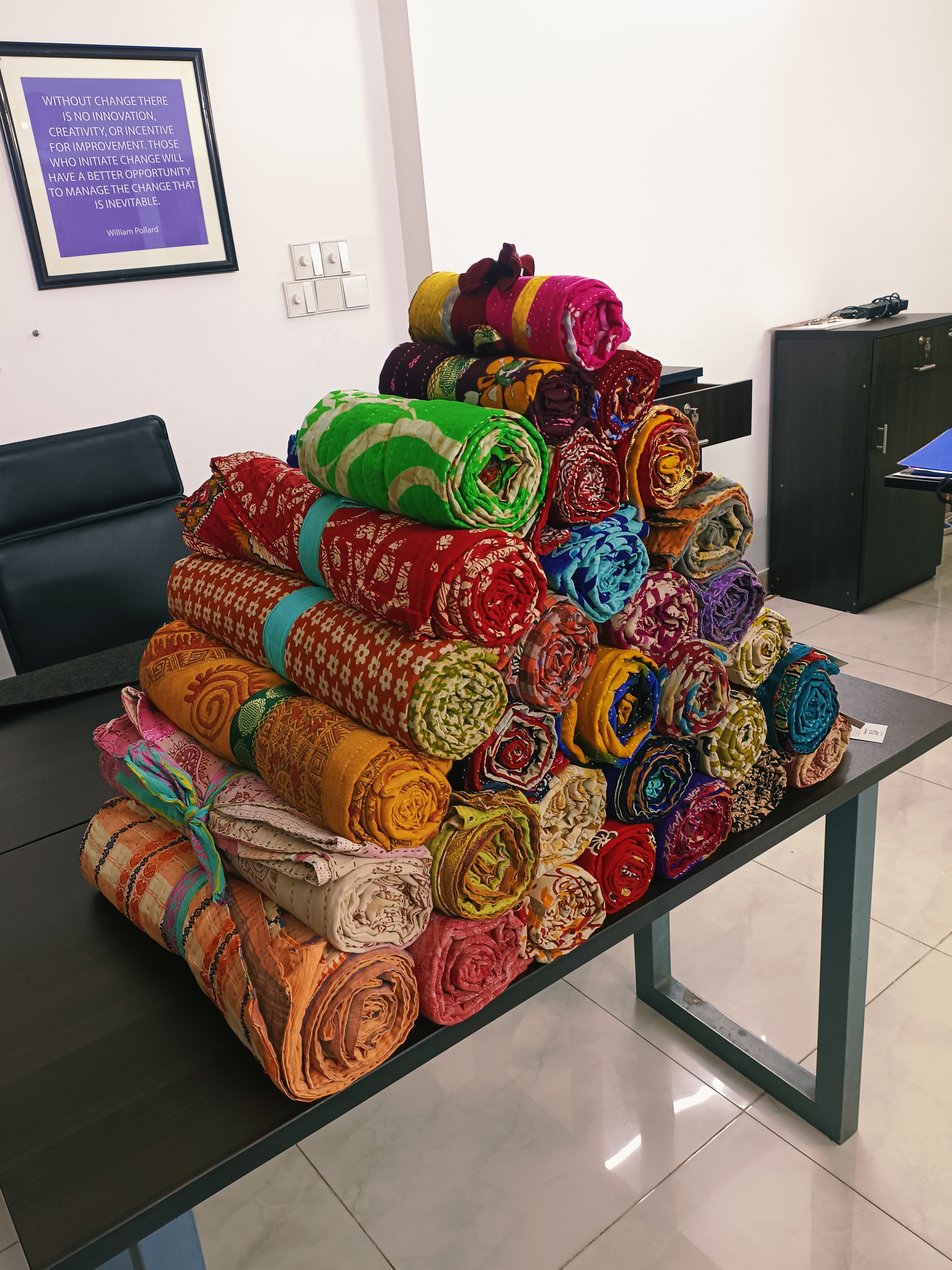 Breathing new life into old sarees for a noble cause
