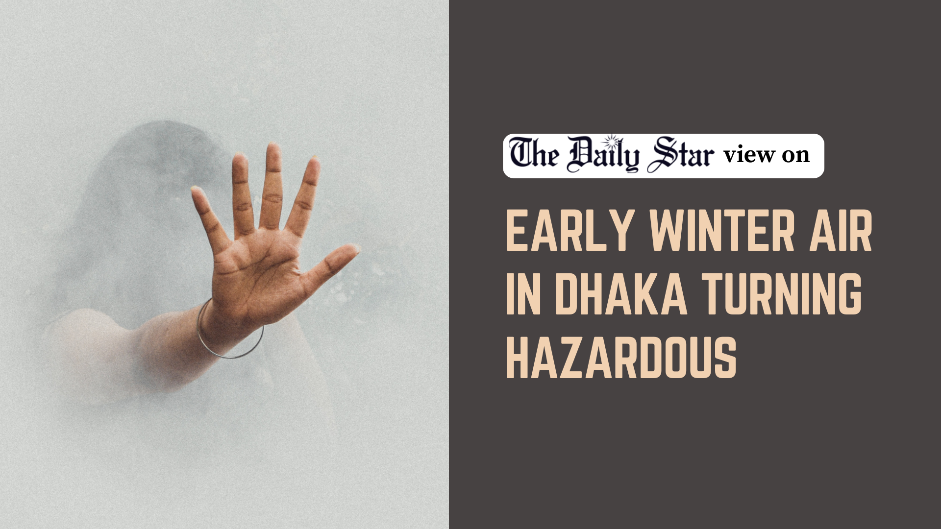 Act now to check winter air pollution