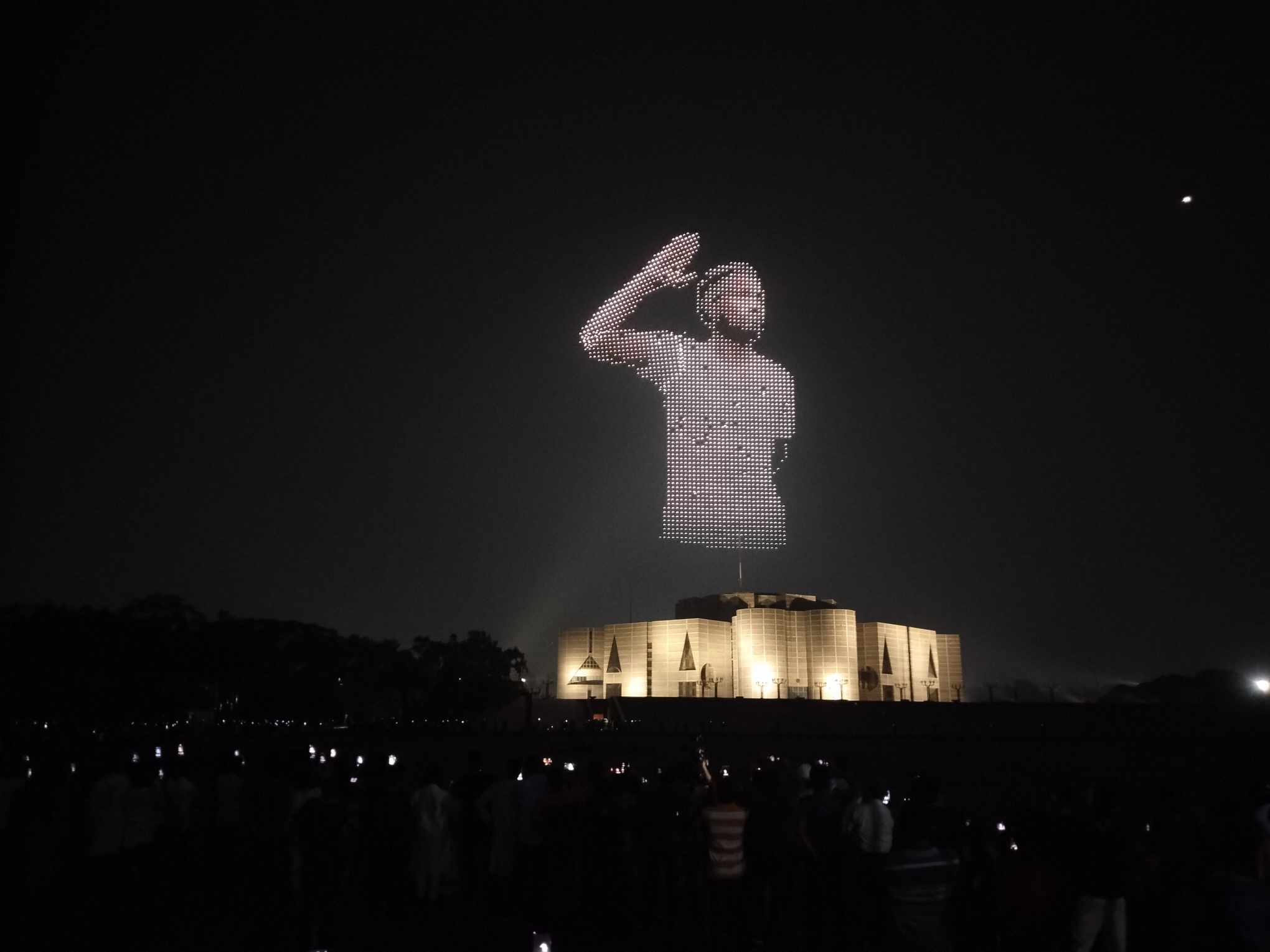 drone light show in Dhaka