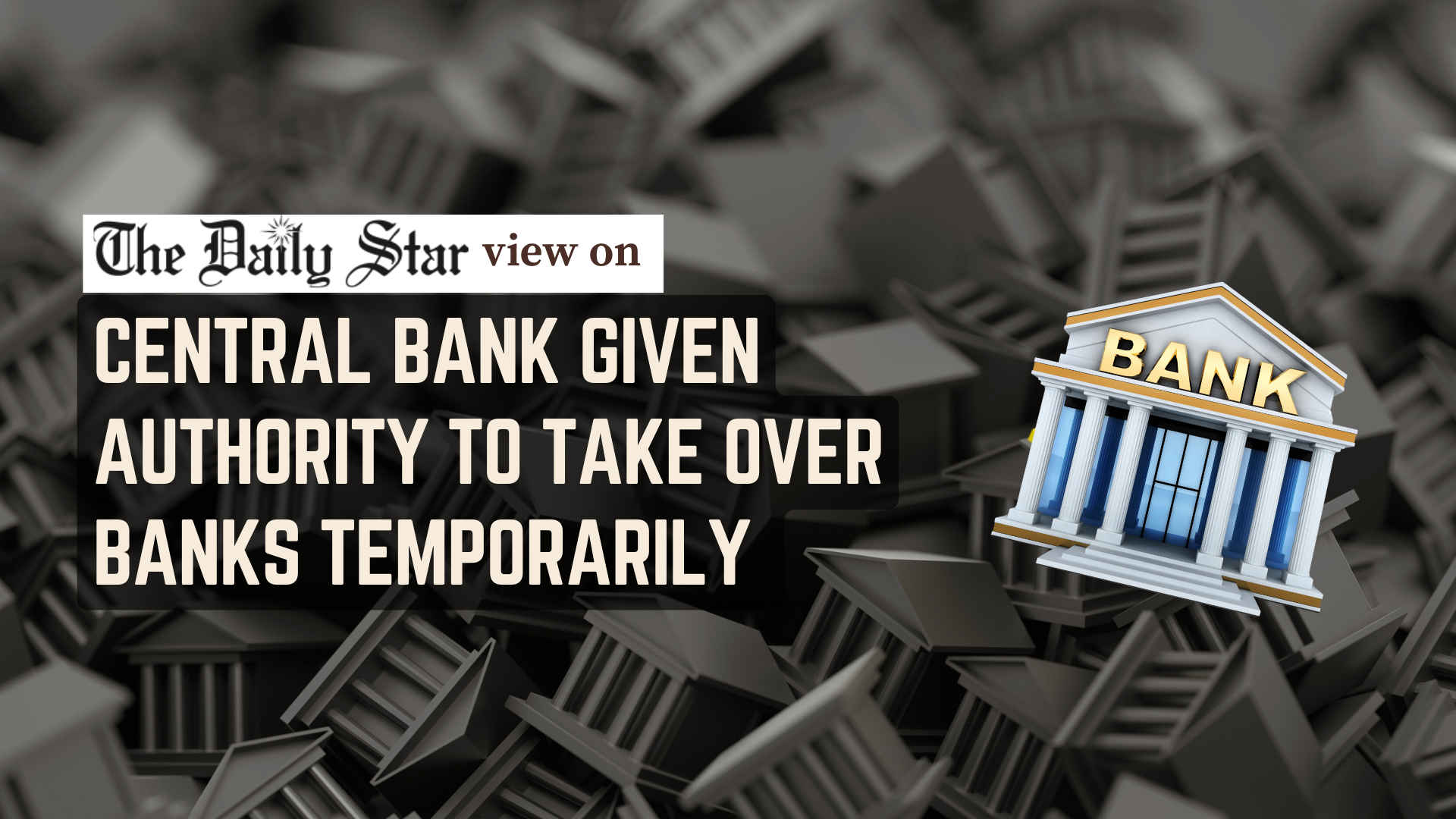 Strengthening central bank was necessary, it's now its turn to deliver