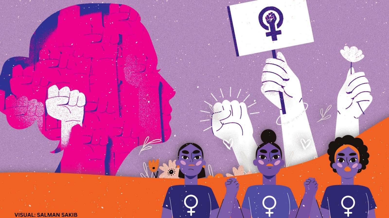 No more silence, speak up, act for all women and girls