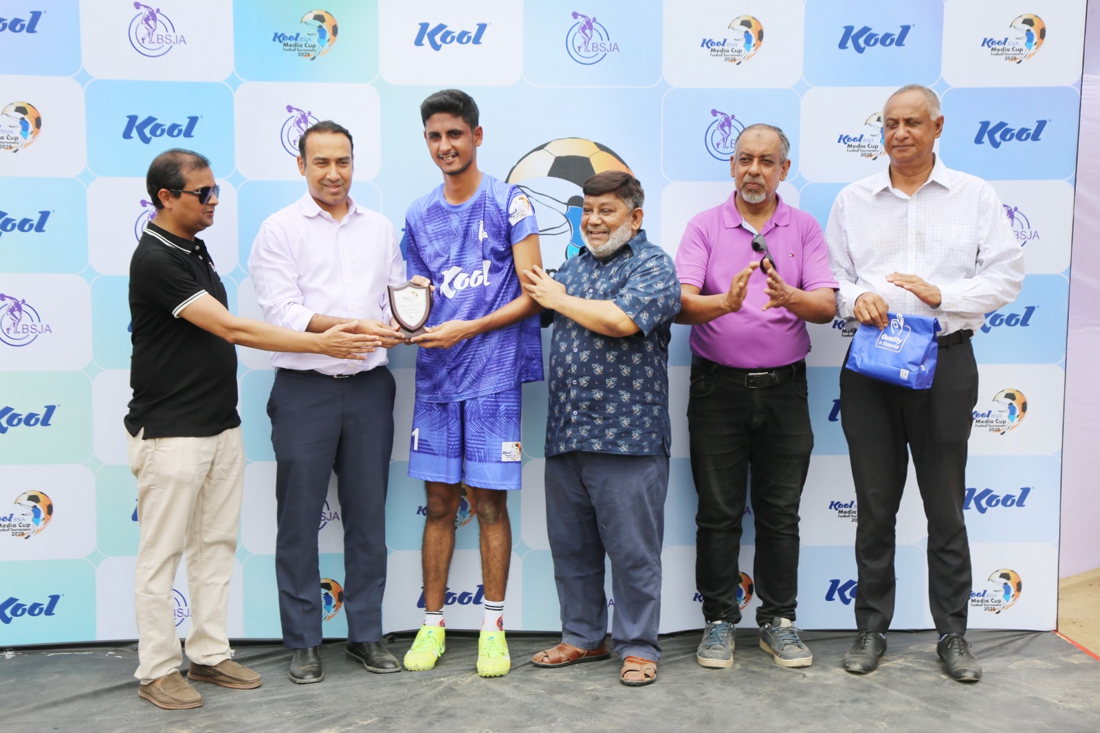 Kool-BSJA Media Cup football gets underway in festive mood