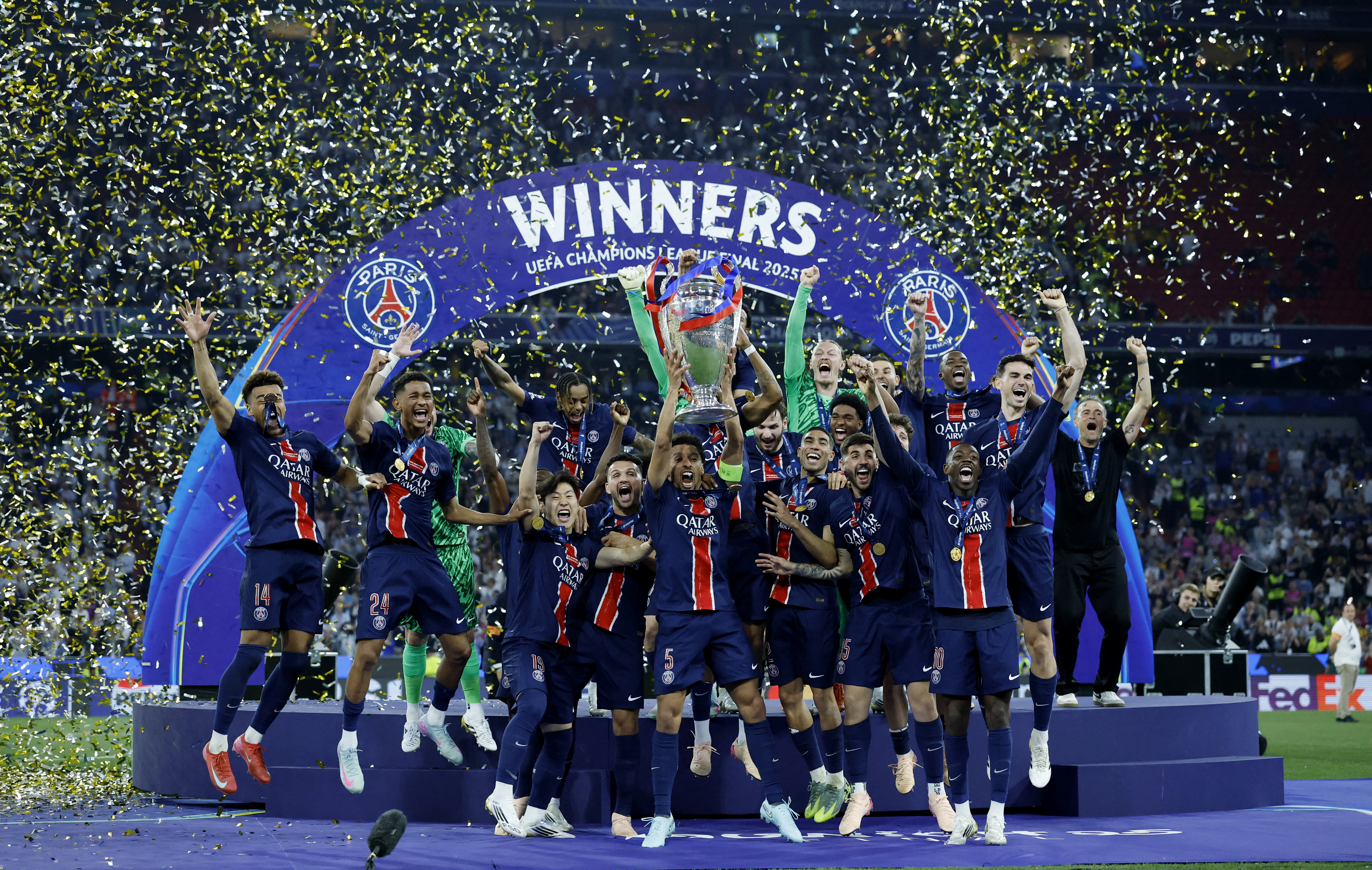 In Pictures: PSG’s maiden Champions League triumph 