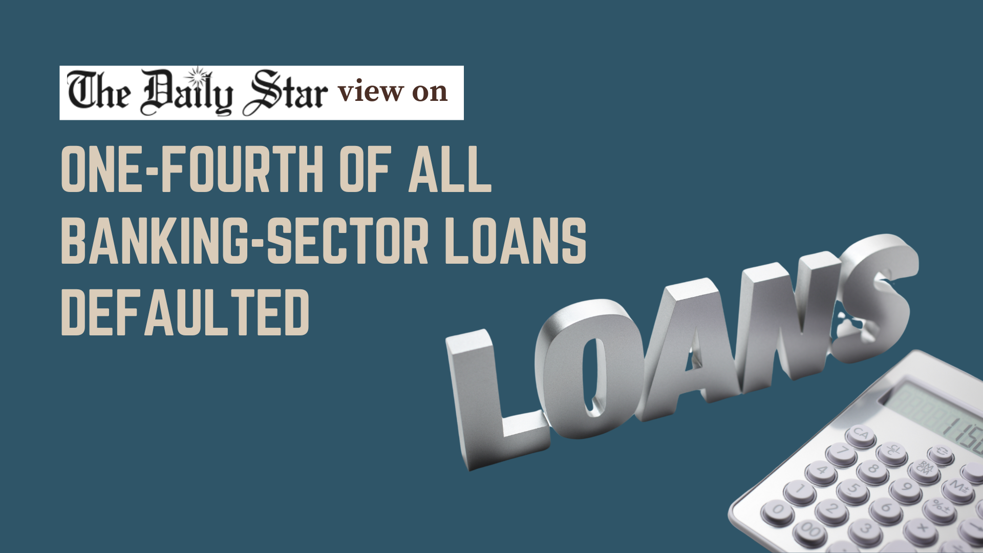 A staggering increase in default loans