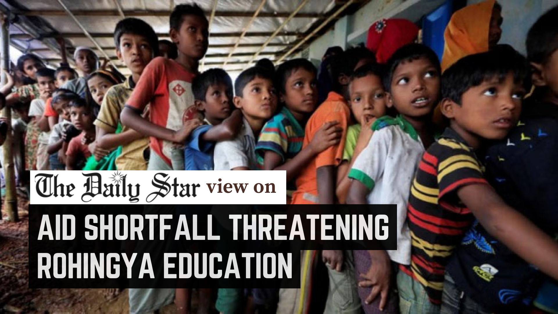 The world is failing Rohingya children again