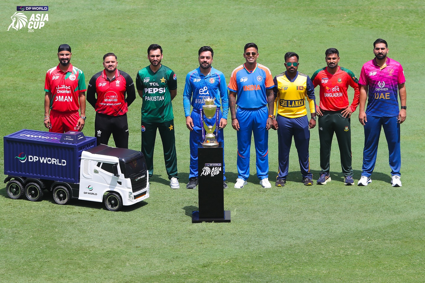 Captains in frame as Asia Cup 2025 trophy unveiled in Dubai