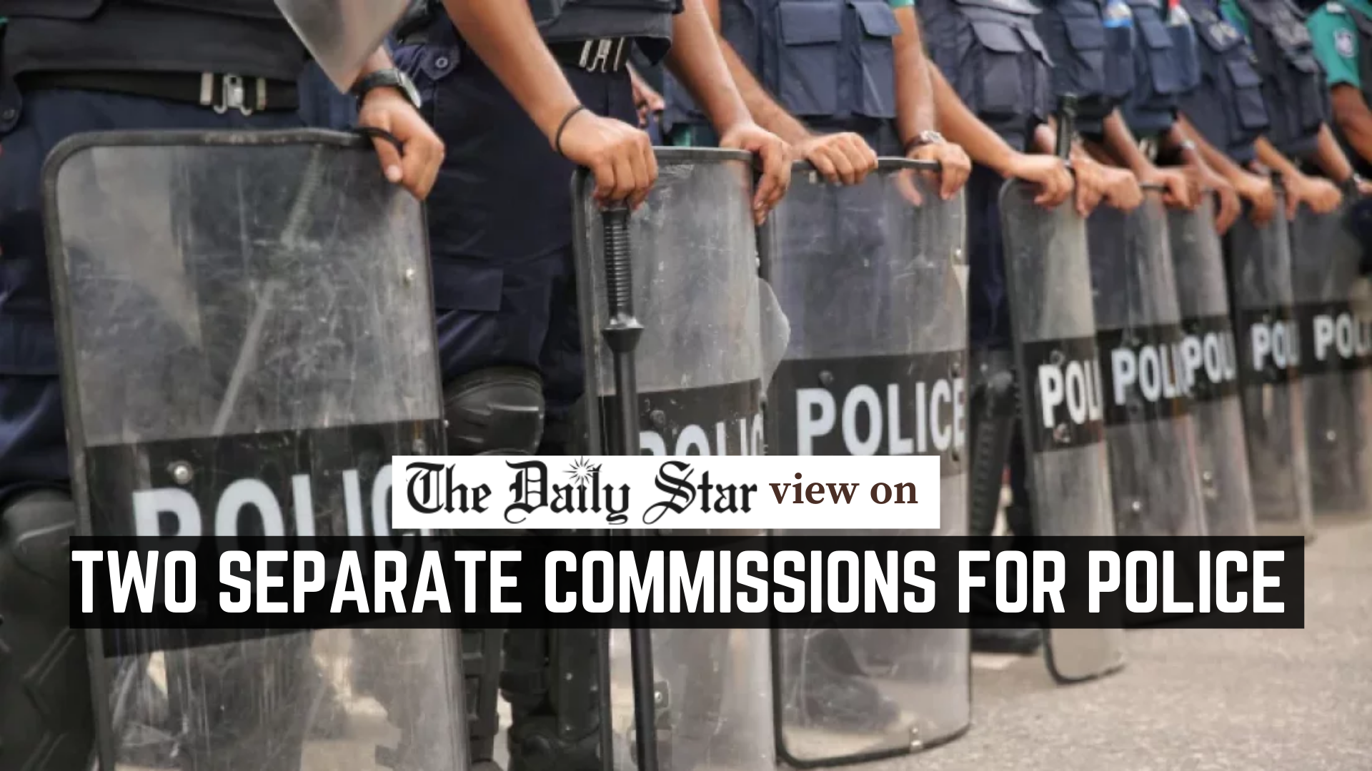 Commissions for police a good move
