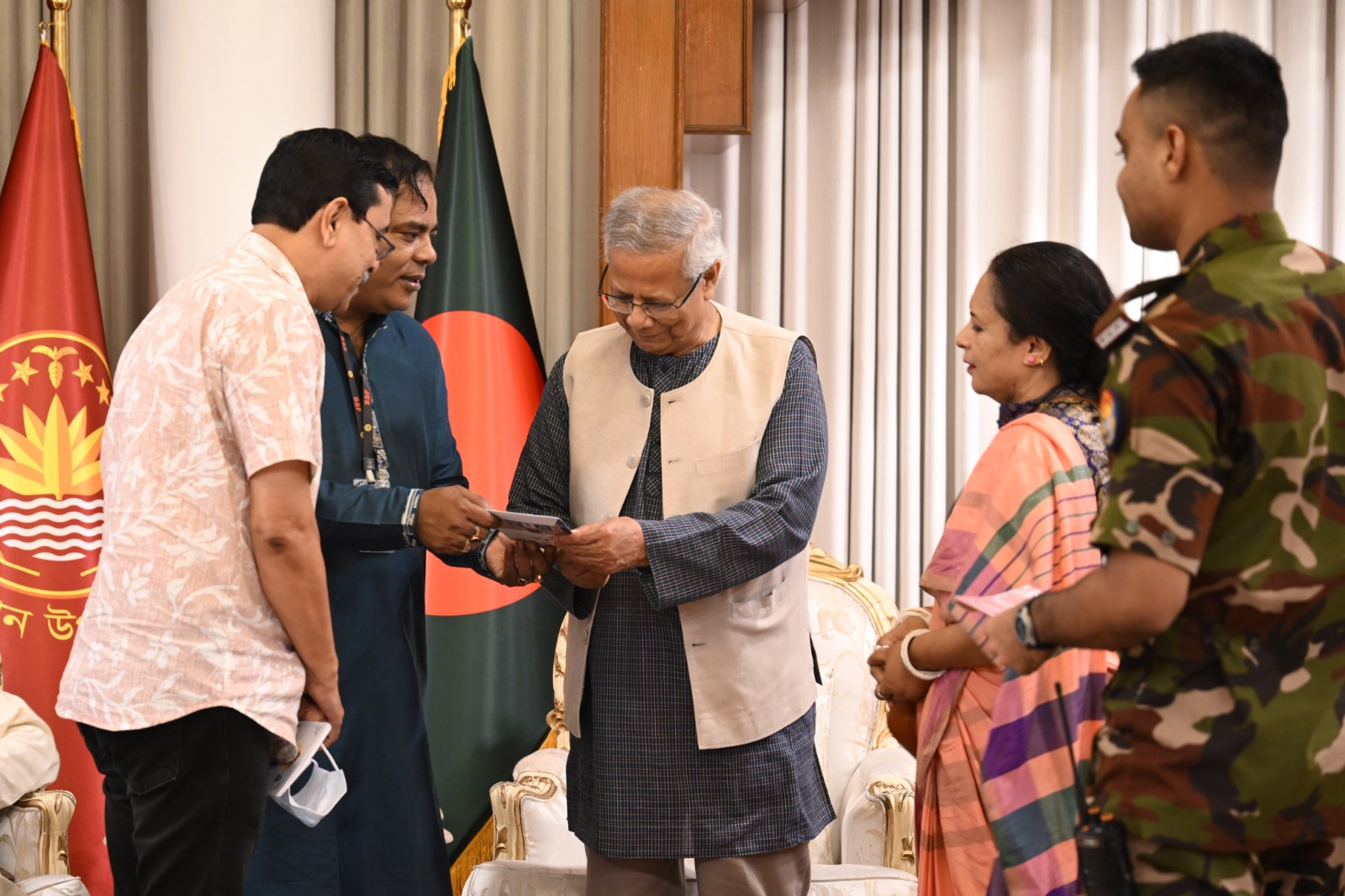 Yunus urges vigilance against conspiracies over Durga Puja