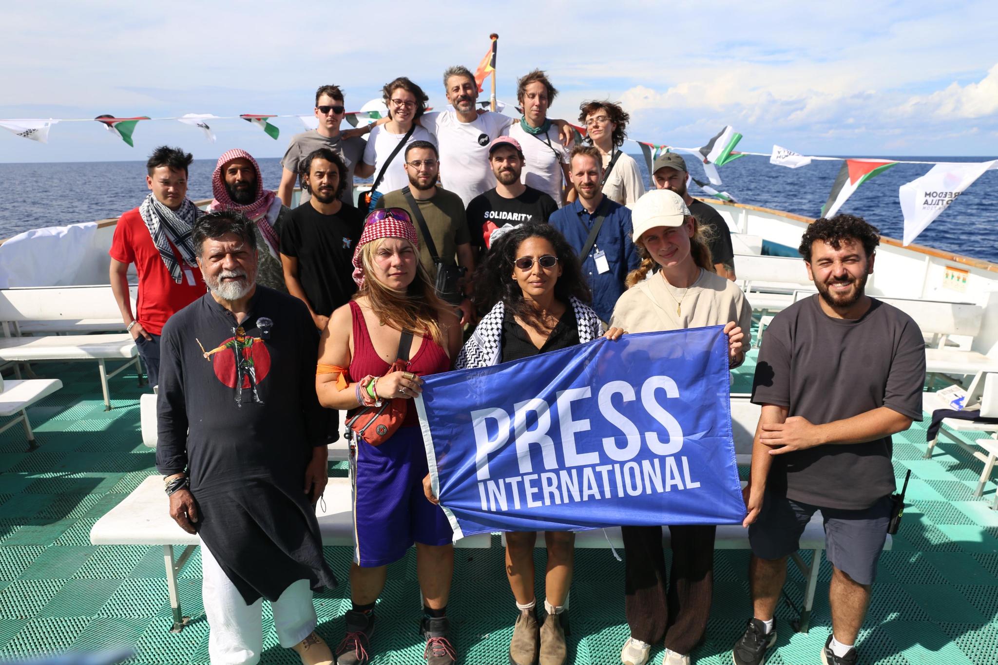 We are now approaching Gaza as a group: Shahidul Alam