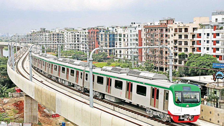 Agargaon-Motijheel section: Metro rail service suspended again 
