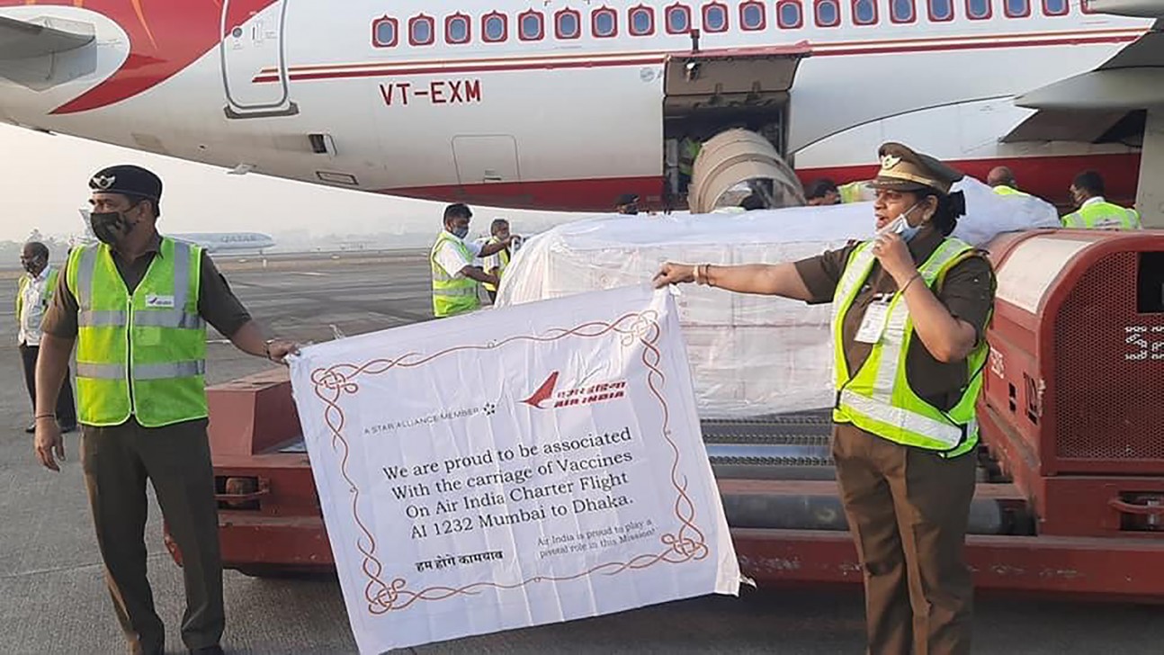 Covid-19 vaccines reach Dhaka