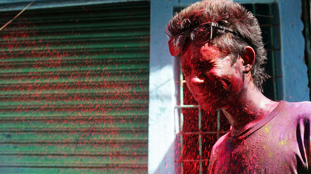 Holi at Shakhari Bazar