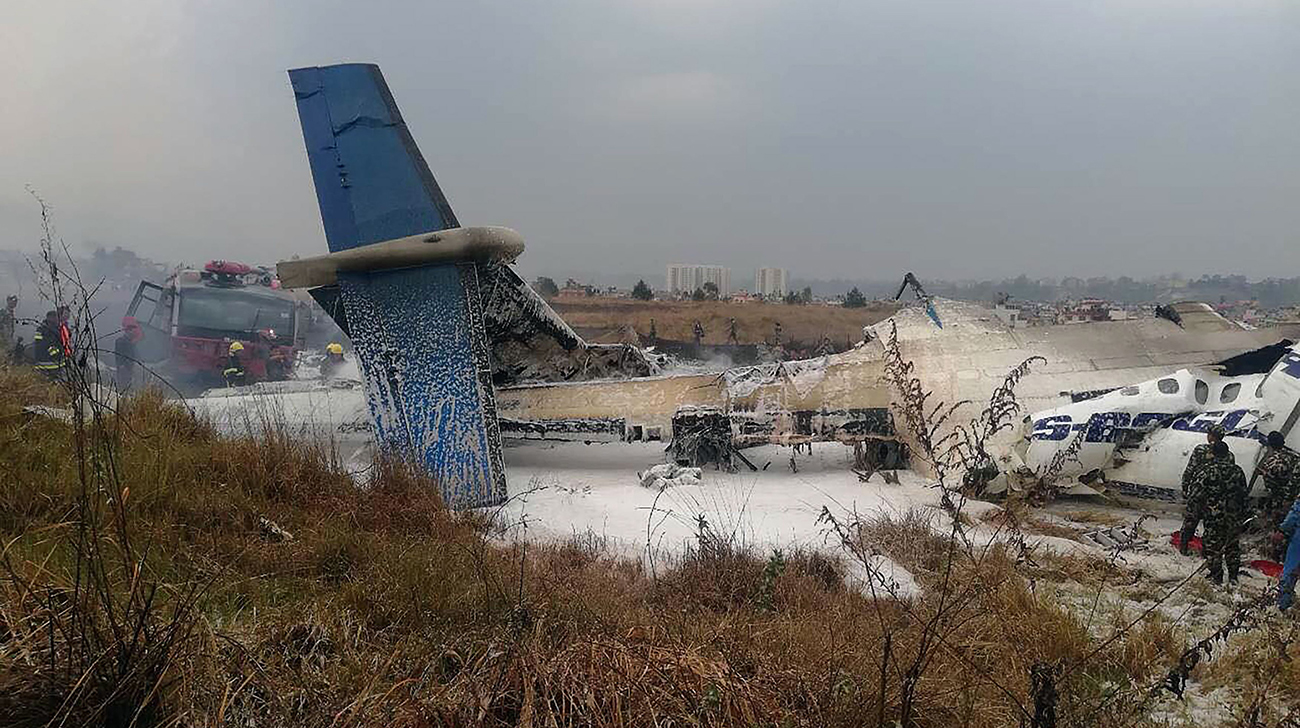 US-Bangla Airlines plane crash