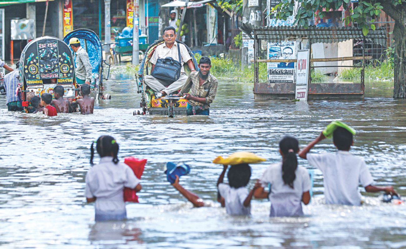 Waterlogging in Chattogram