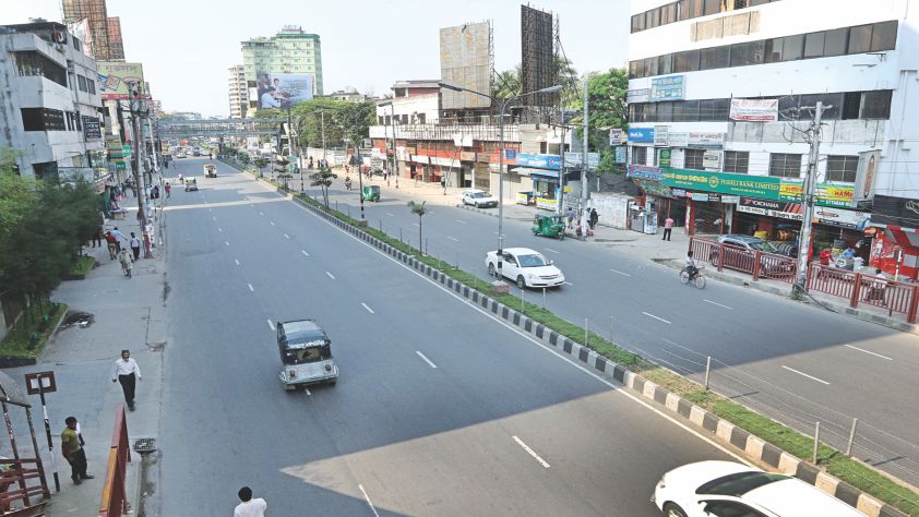 Dhaka became deserted.jpg