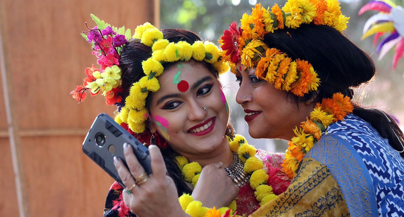 Pahela Falgun celebrate