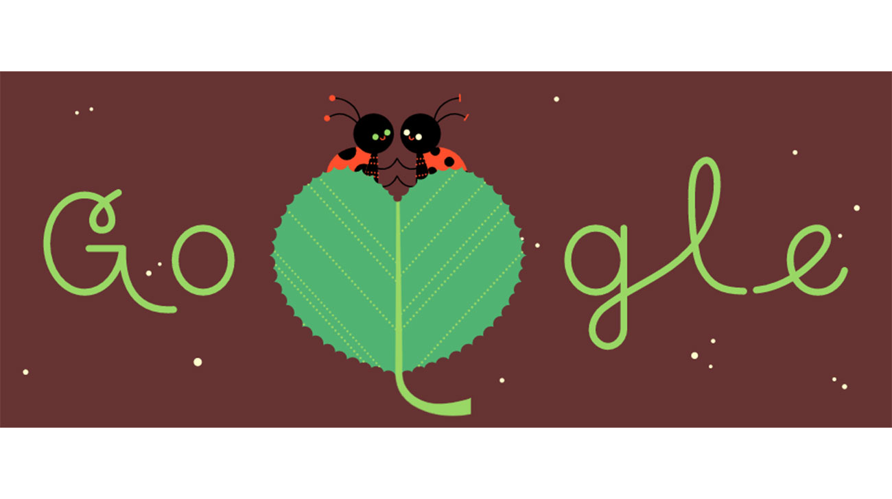 Google's celebration of Valentine's Day