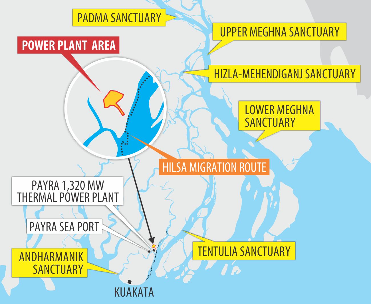 Hilsa Fish Map