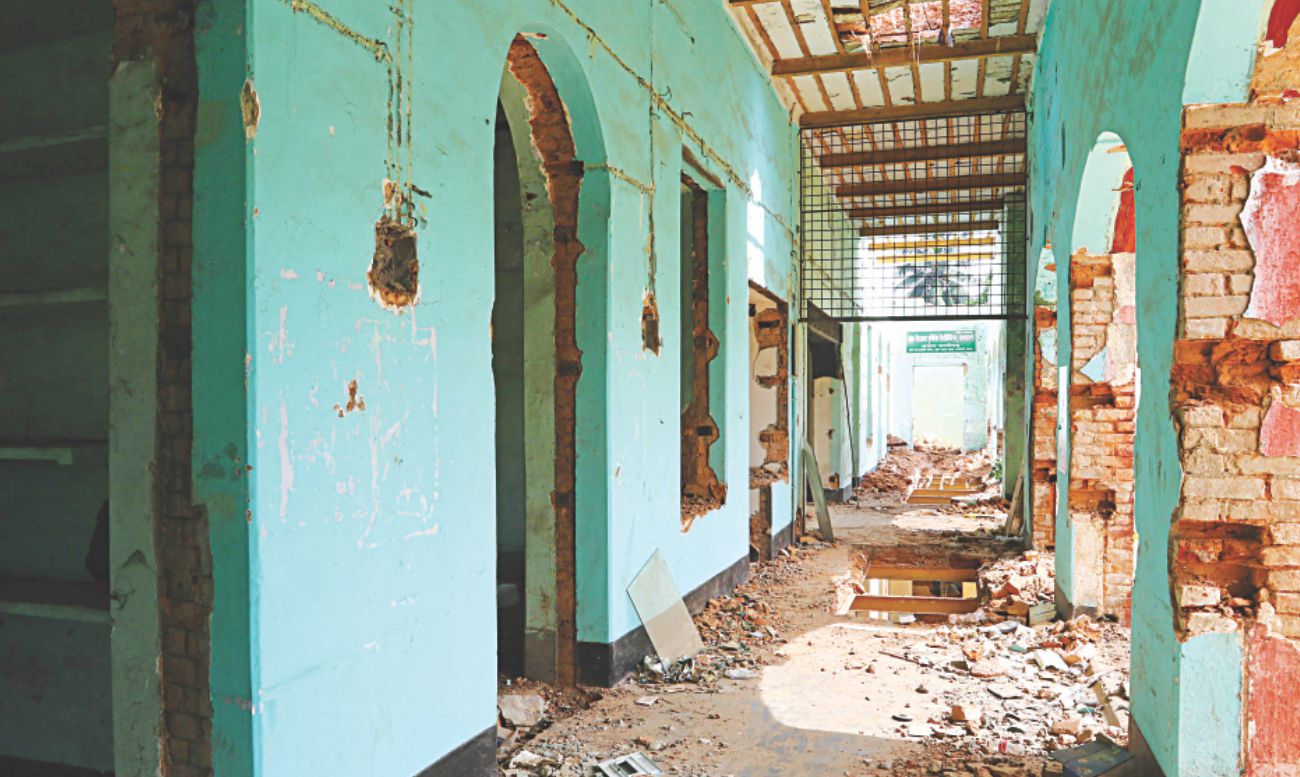 Historic building demolished