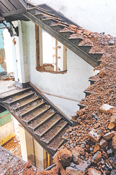 Historic building demolished