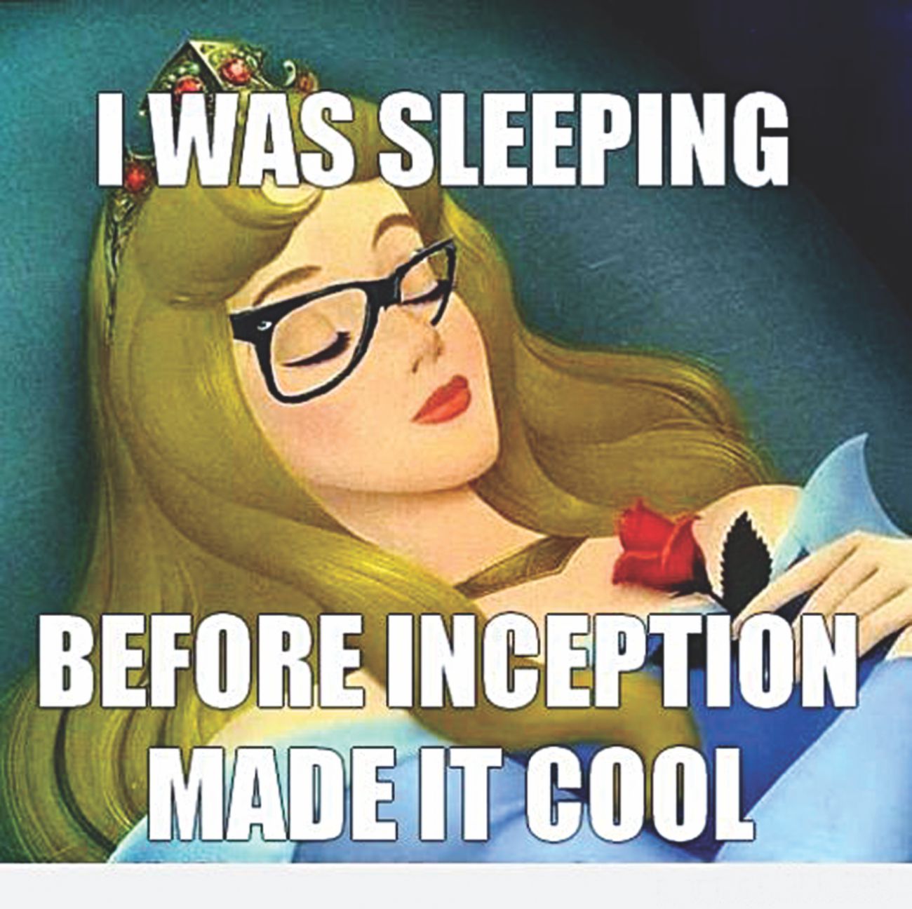 I was sleeping