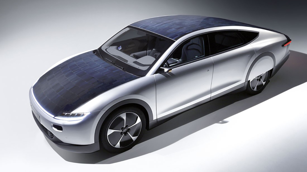 solar-powered car