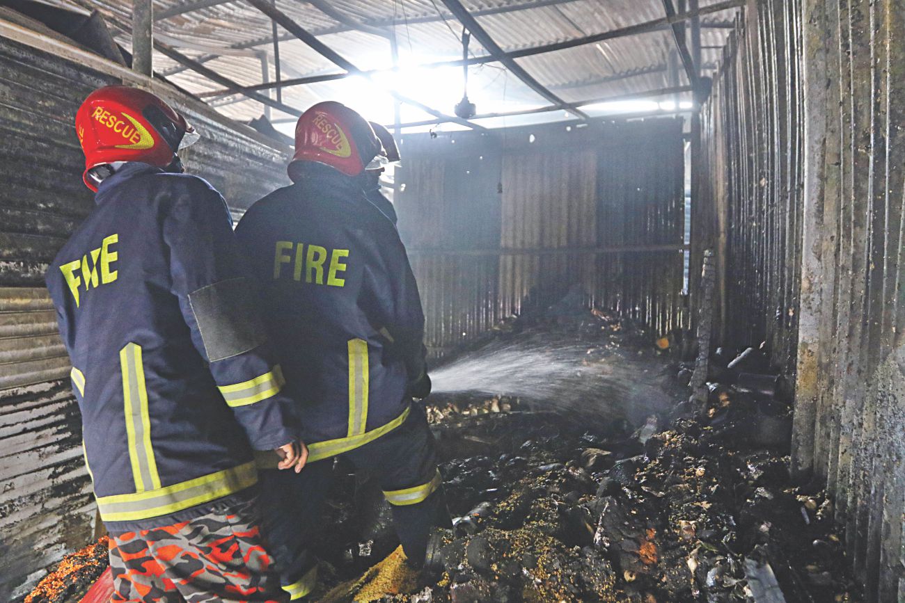 Malibagh Kitchen Market Fire