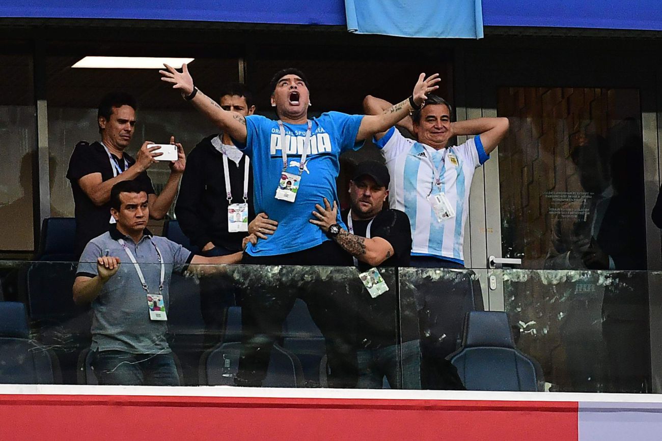 Argentina legend Deigo Maradona