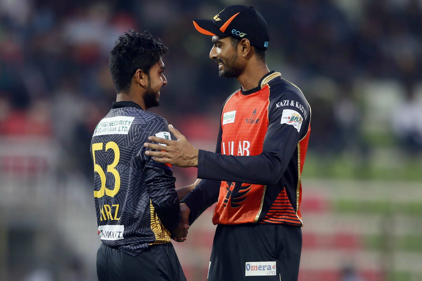 Mehedi Miraz and Mahmudullah Riyad
