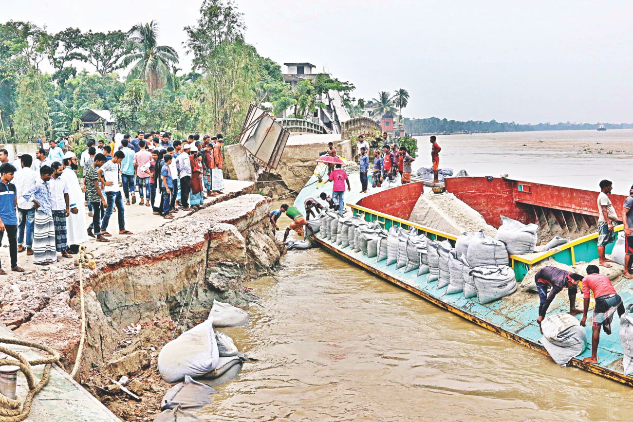 Padma river erosion