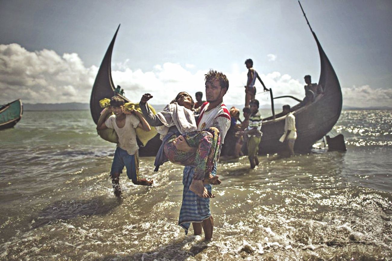 Rohingya Refugees at Rakhine State