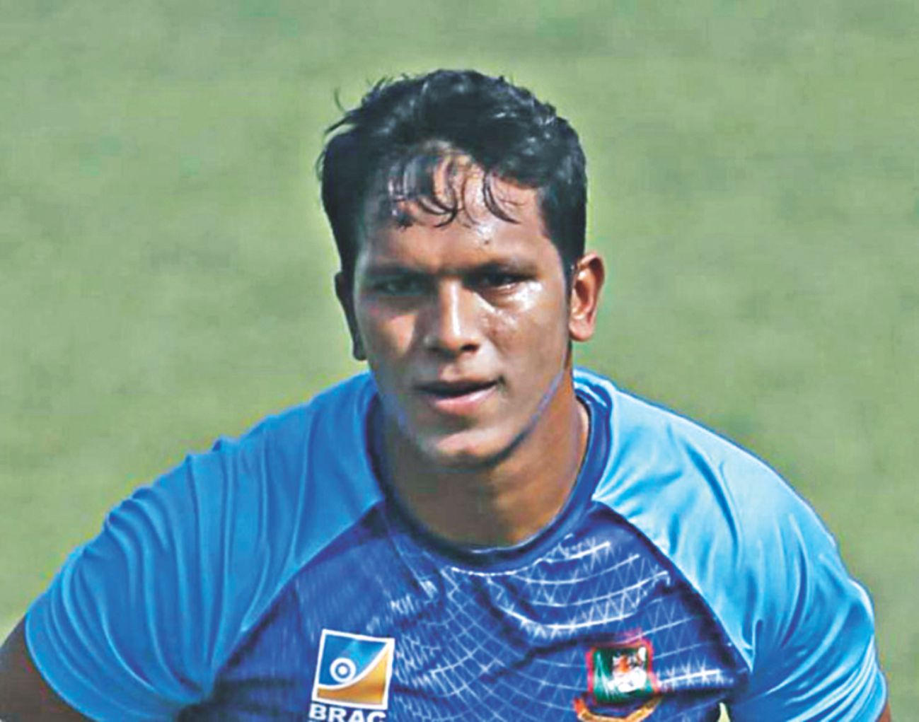 Bangladeshi bowler Mohammad Saifuddin