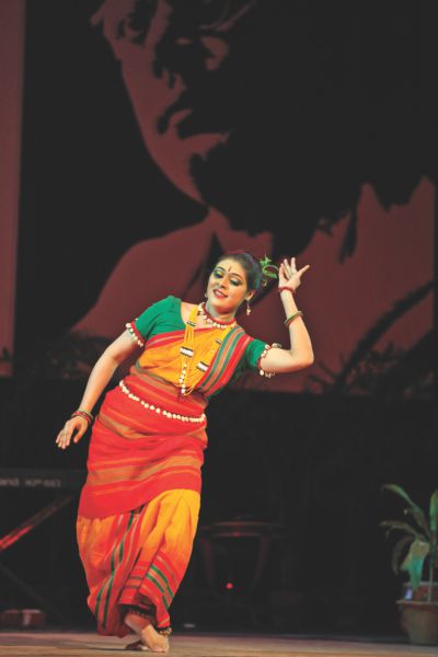 Samina Husain Prema dances at the festival