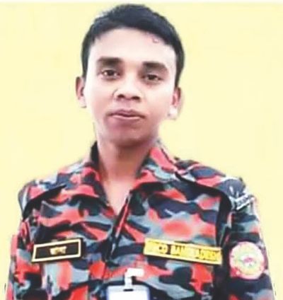 Firefighter Sohel Rana