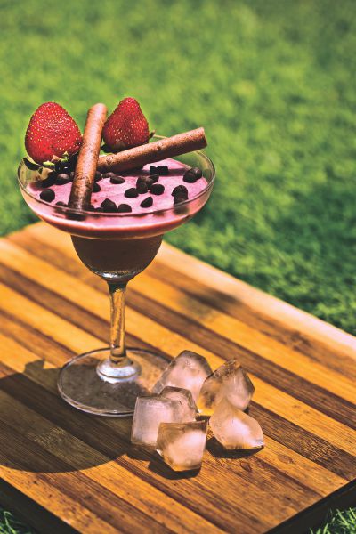 Strawberry Choco Yoghurt Mousse