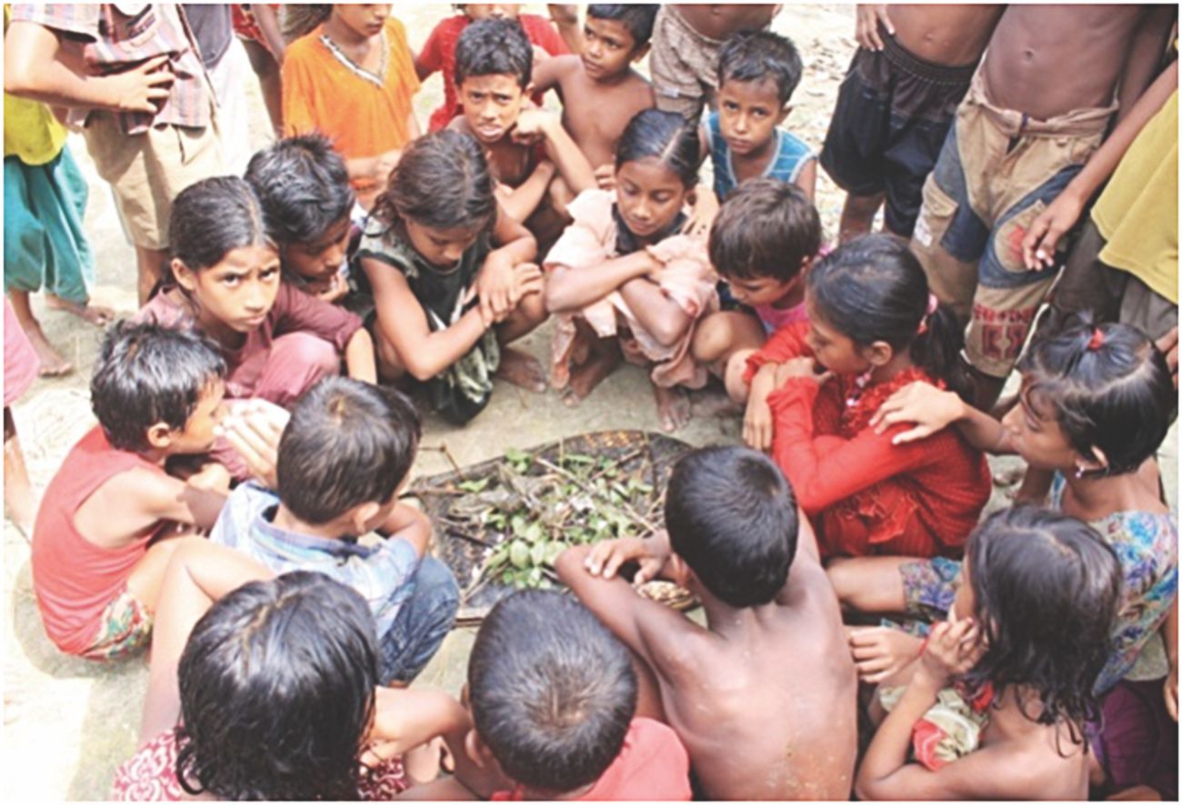 The traditional 'Banger Biye' (Frog wedding) in the hope of a downpour
