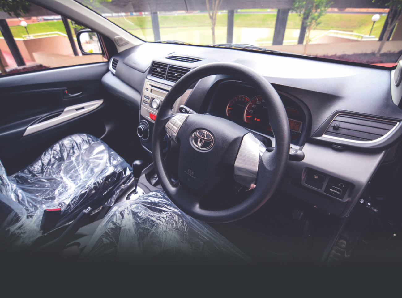 Shift Navana TOyota Avanaza 2015 test drive interior condom wrapped