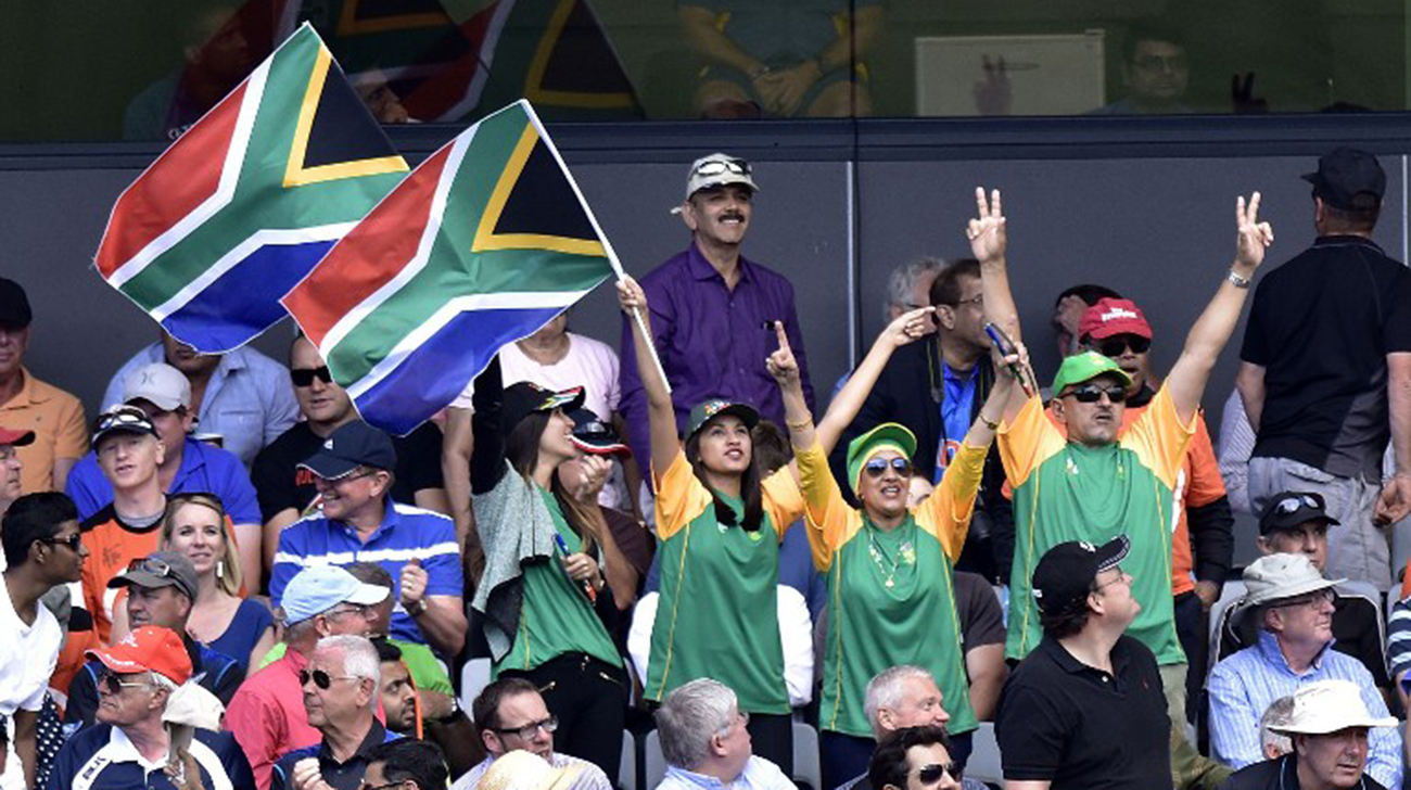 SA fans cheer
