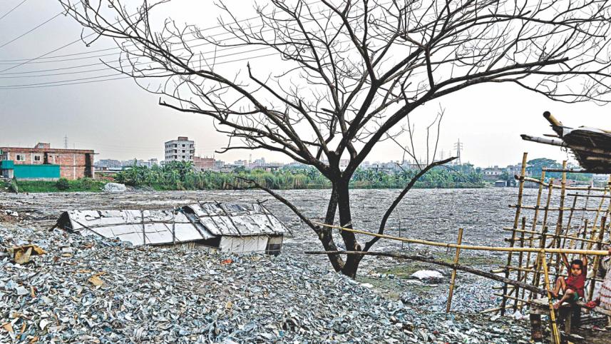 AN URBAN WASTELAND….