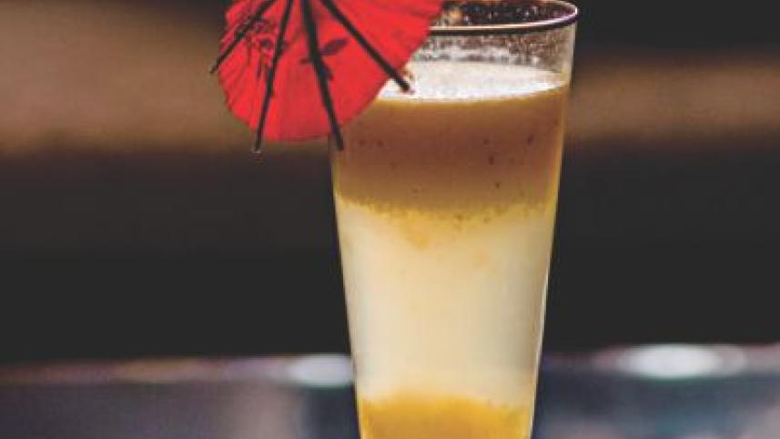 Welcome drinks for wedding guests