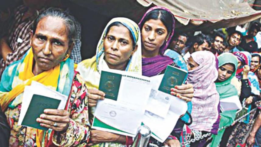 Bangladeshi women migrant