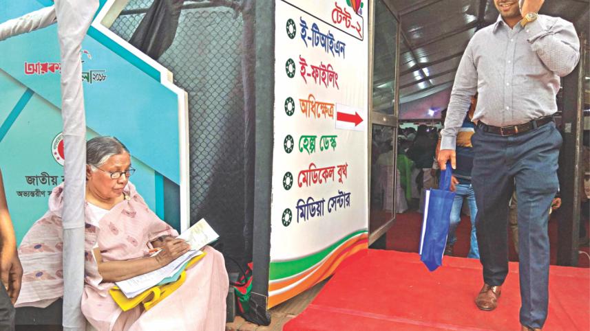 Online return submission