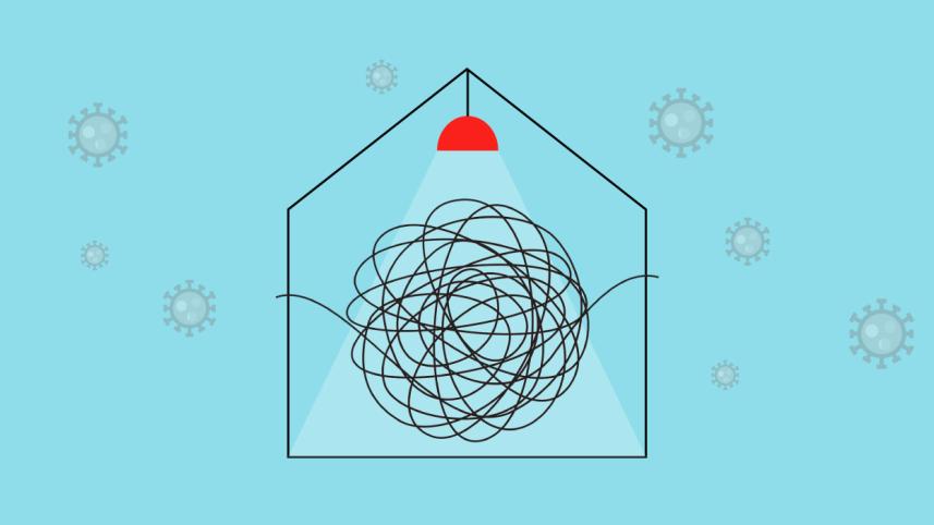 Domestic conflict under lockdown