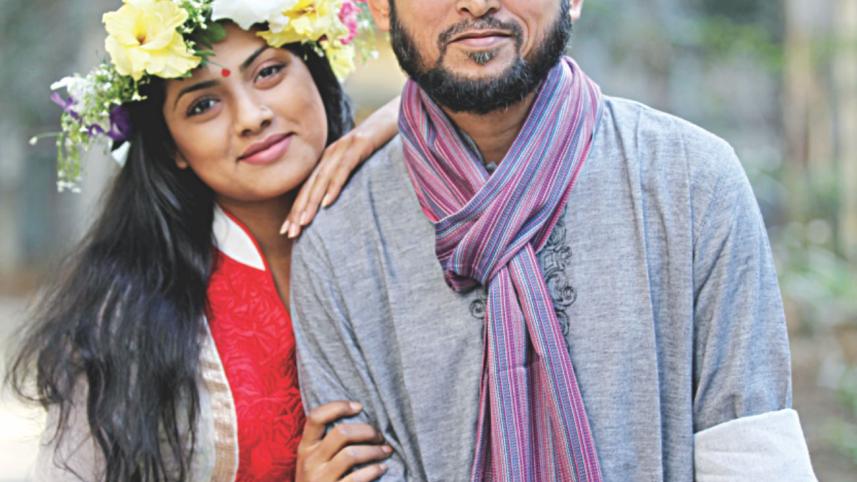 Mostofa Sarwar Farooki and Nusrat Imrose Tisha