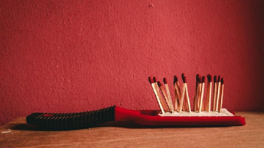 'Fire Brush', a photograph by Redwan Ahmed Araf.jpg