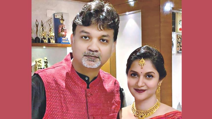 Actress Mithila and Director Srijit Mukherji